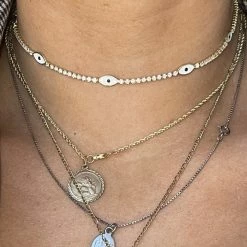 Reve Doll Essentials Jessica Bara Estelle Evil Eye Crystal Choker