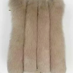 Jessica Bara Chelsy Leather And Fur Belted Vest