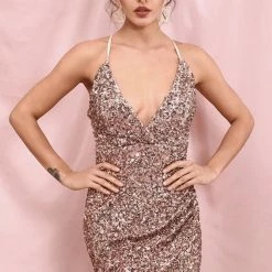 Birthday Suit Jessica Bara Fatima Sequin Bodycon Mini Dress