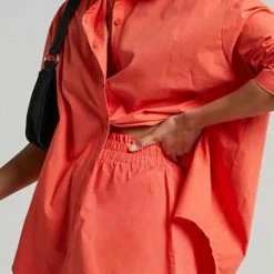 Jessica Bara Josilyn Button Down Top And Shorts Two Piece Set Reve Doll Essentials