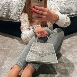 Reve Doll Essentials Jessica Bara Tana Diamond Rhinestone Mini Bag