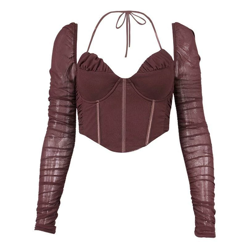 Jessica Bara Karlee Long Sleeve Corset Top Reve Doll Essentials