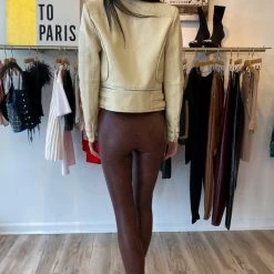 Reve Doll Essentials Jessica Bara Jeffie Long Sleeve Detachable Leather Jacket