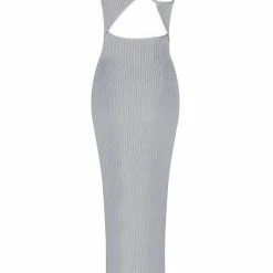 Influencer Style Jessica Bara Anais Sleeveless Open Back Maxi Dress