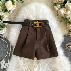 Jessica Bara Nellie High Waisted Belted Shorts Reve Doll Essentials