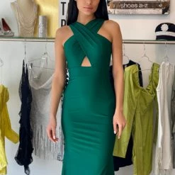 Atria Cut-Out Backless Bodycon Gown The Event Shop