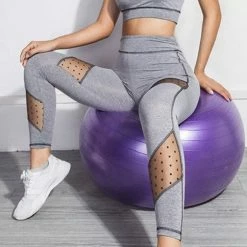 Tops Jessica Bara Malissa Polka Dot Crop Top And Legging Two Piece Set