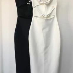 Summer Lovin' Jessica Bara Chrissy Halter Cut Out Maxi Dress