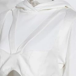 Jessica Bara Ross Cut Out Hooded Sweatshirt Tops