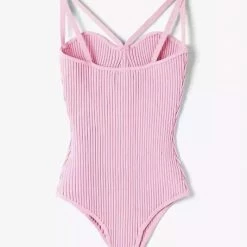 Jessica Bara Carey Double Strap Knit Bodysuit Reve Doll Essentials