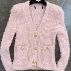 Jessica Bara Dakota Long Sleeve Fuzzy Cardigan Reve Doll Essentials