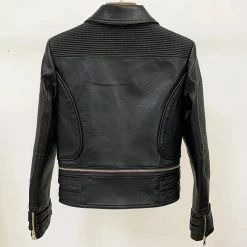 Reve Doll Essentials Jessica Bara Jeffie Long Sleeve Detachable Leather Jacket