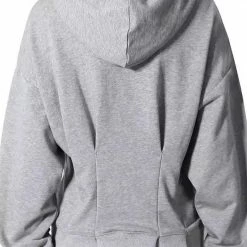 Tops Jessica Bara Janie Pleated Hooded Pullover Sweatshirt