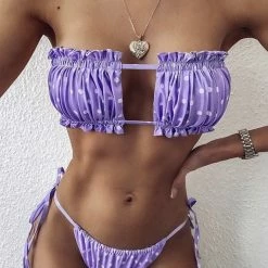 Jessica Bara Viviana Polka Dot Bikini Set