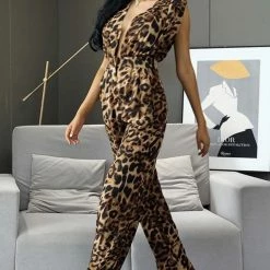 Birthday Suit Jessica Bara Elina V Neck Open Back Jumpsuit