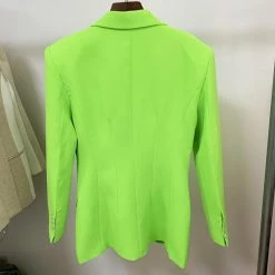 Kelsey Adams Jessica Bara Lana Oversized Fluorescent Blazer