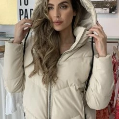 Reve Doll Essentials Jessica Bara Leo Hooded Zip Up Bomber Jacket