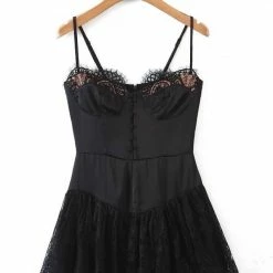 Jessica Bara Aviva Lace Slip Mini Dress Birthday Suit