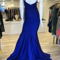 Jessica Bara Billie V Neck Bodycon Gown The Event Shop