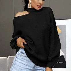 Jessica Bara Kamila Off The Shoulder Long Sleeve Sweater Reve Doll Essentials