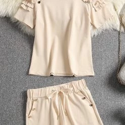 Jessica Bara Megan T-Shirt And Short Two Piece Set Reve Doll Essentials