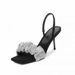 Jessica Bara Shantal Rhinetone Open Toe Heels Birthday Suit