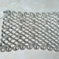 Accessories Nicki Rhinestone Scalloped Face Masks