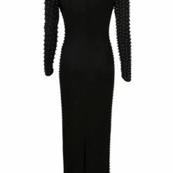 Jessica Bara Iggy Beaded Long Sleeve Maxi Dress Summer Lovin'