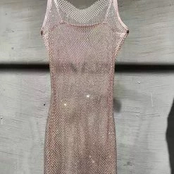 Dresses Jessica Bara Lima Sparkling Mesh Mini Dress