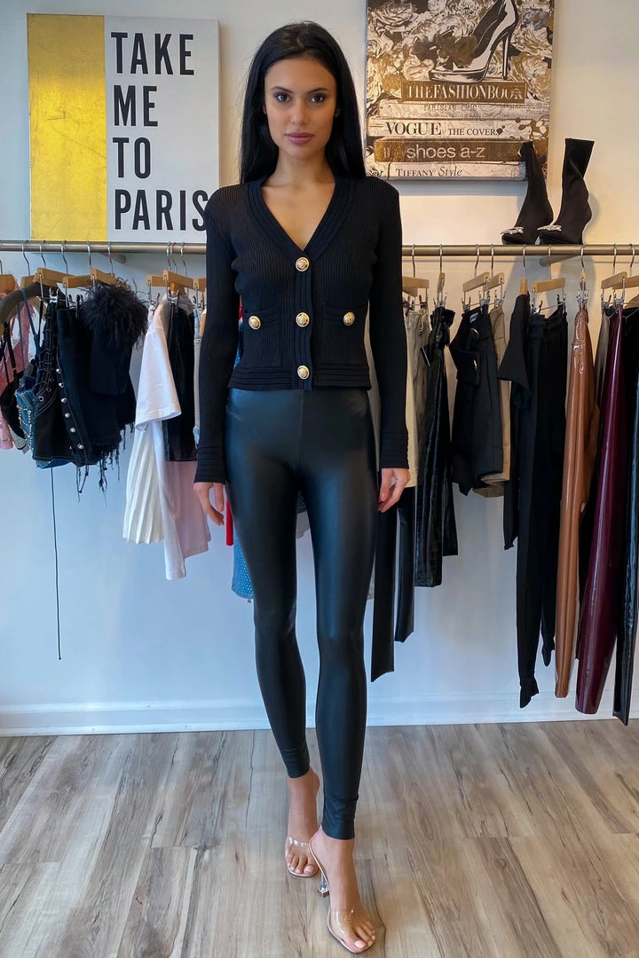 Jessica Bara Ellis Long Sleeve Knit Cardigan