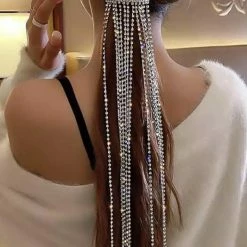 Jessica Bara Kyle Crystal Hairpin Birthday Suit