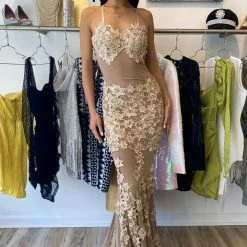 Jessica Bara Marianne Lace Backless Bodycon Gown The Event Shop