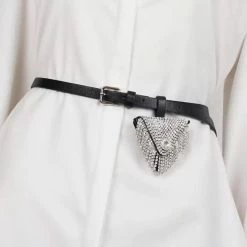 Reve Doll Essentials Jessica Bara Trinity Triangle Rhinestone Fanny Pack