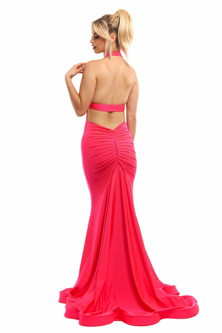 Atria Halter Bodycon Gown The Event Shop
