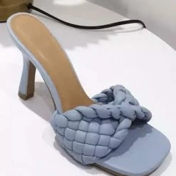 Jessica Bara Dorota Braided Open Toe Heel