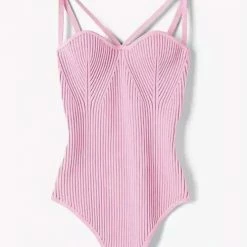 Jessica Bara Carey Double Strap Knit Bodysuit Reve Doll Essentials