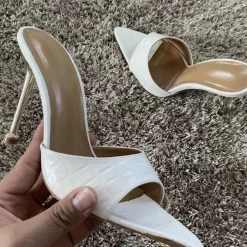 Reve Doll Essentials Jessica Bara Arie Snake Skin Pointed Toe Heel