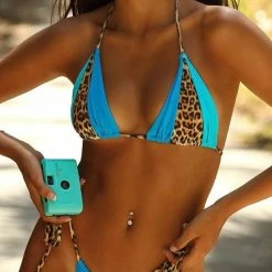 Summer Lovin' Jessica Bara Aphrodite Leopard Bikini Set
