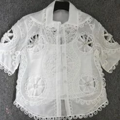 Jessica Bara Donelle Embroidered Top And Short Two Piece Set Reve Doll Essentials