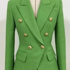 Jessica Bara Textured Donatella Double Breasted Blazer Reve Doll Essentials