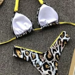 Jessica Bara Trixi Neon Printed Bikini Set