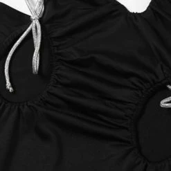 ReveBoutique Jessica Bara Joanne Crystal Bow Cut Out Mini Dress Influencer Style