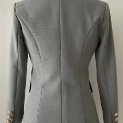 Jessica Bara Textured Donatella Double Breasted Blazer Reve Doll Essentials