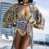 Cioccolato Monica Animal Baroco Print Cover Up Poolside Essentials
