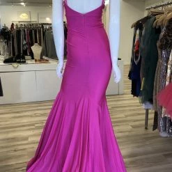 Jessica Bara Billie V Neck Bodycon Gown The Event Shop