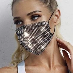 Penelope Protective Rhinestone Face Masks