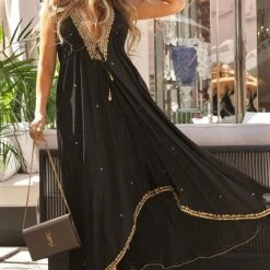 Kareena Bora Bora Halter Neck Embellished Maxi Dress Summer Lovin'