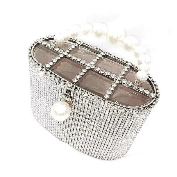 Jessica Bara Roxie Pearl And Diamond Clutch The Event Shop