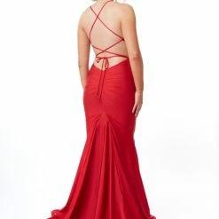 The Event Shop Atria Criss Cross Front Strappy Back Gown