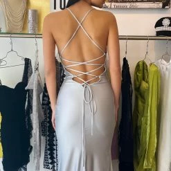 Atria Strappy Back Bodycon Gown